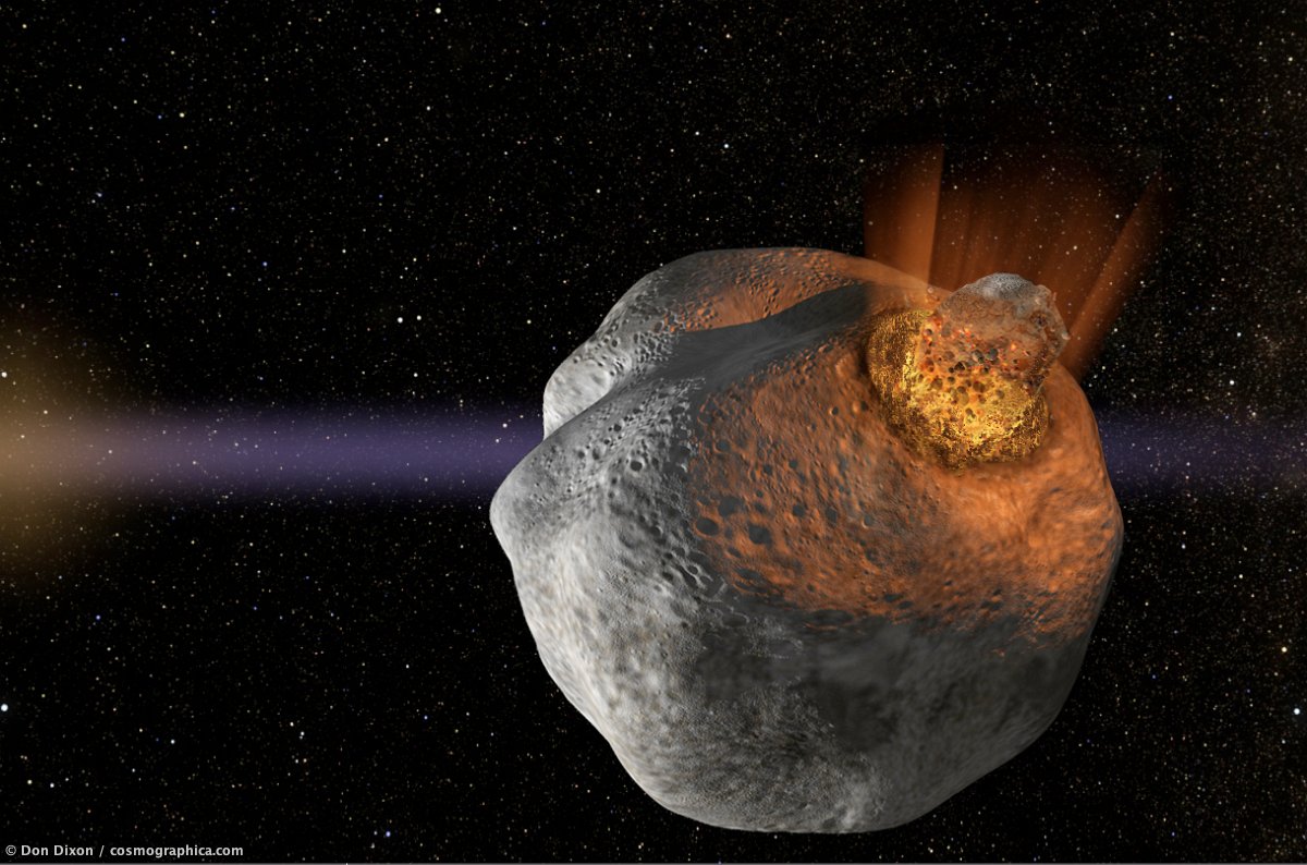 437-Asteroid-Collision